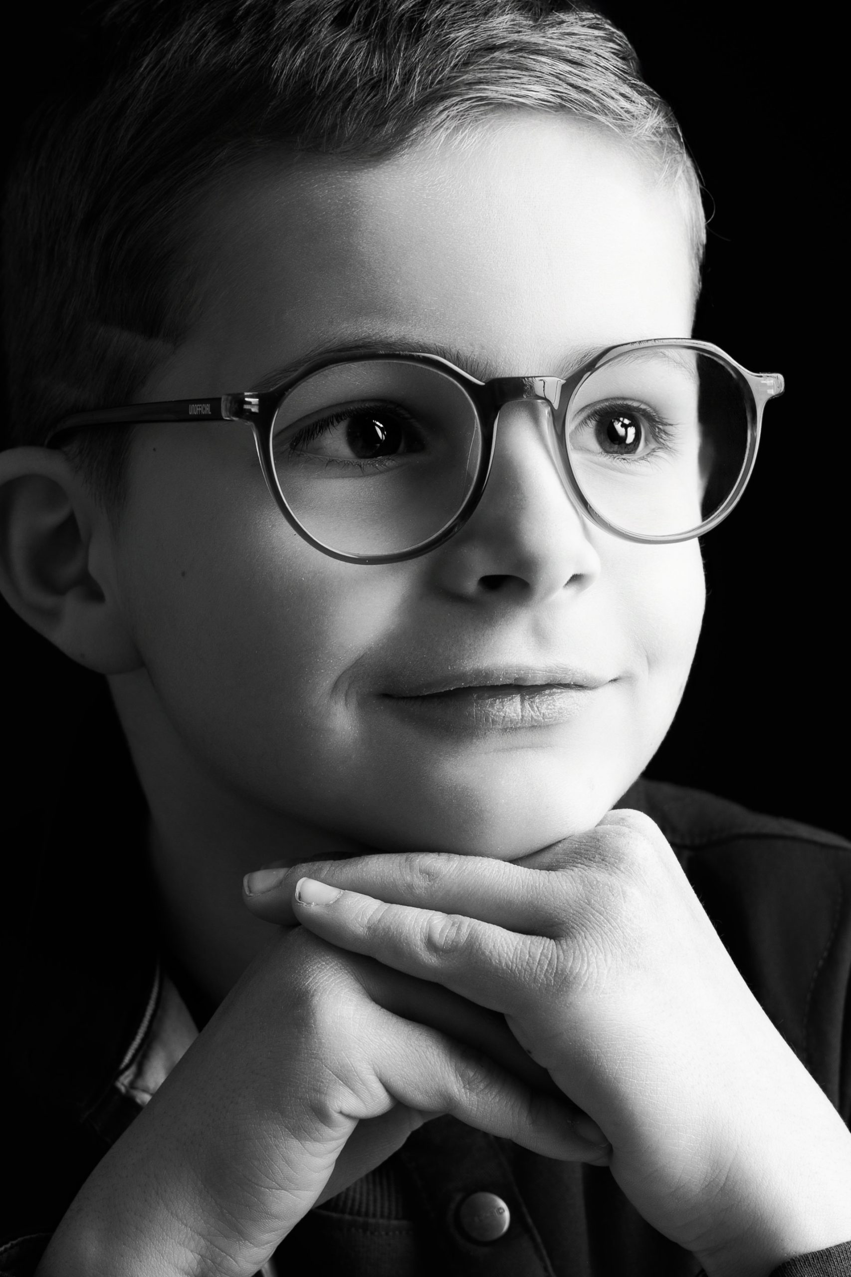 portraits enfant Noir et Blanc Tours 7 ans